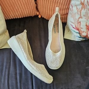 Skechers - Arya - airy day wedge skimmer comfort slip-on